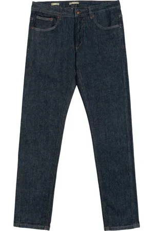 GIANNI LUPO Jeans, Herre, Blå, W36, Uld, Skinny Fit Rinse Jeans til Mænd