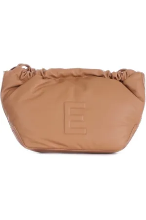 ERMANNO SCERVINO Taske, Dame, Brun, ONE SIZE, Uld, Stilfuld Kamel Taske med Frontlogo