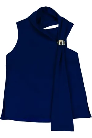 Imperial Top, Dame, Blå, XS, Uld, Ærmeløs Top