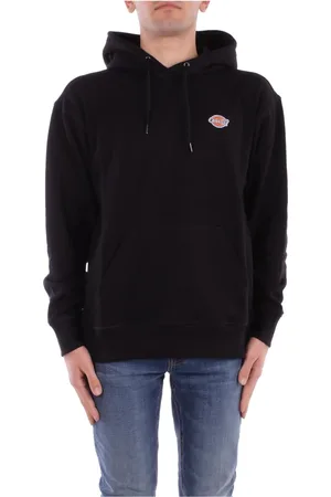Dickies Sweathshirts & Hoodies, Herre, Sort, L, Bomuld, Sort Logo Front Sweater