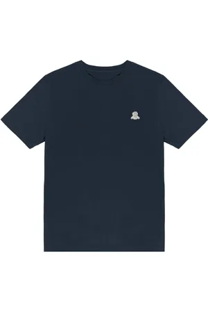 RefrigiWear Top, Herre, Blå, L, Bomuld, Blå Bomuld Crew Neck T-Shirt