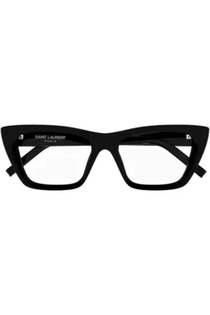 Saint Laurent Tilbehør, unisex, Sort, 53 MM, Uld, Mica Opt Solbriller