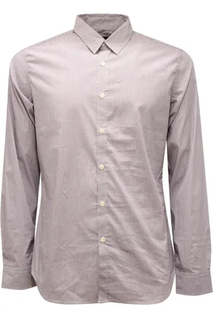 Paul Smith Skjorte, Herre, Flerfarvet, S, Slim Fit Stribet Skjorte Grøn/Bordeaux/Hvid