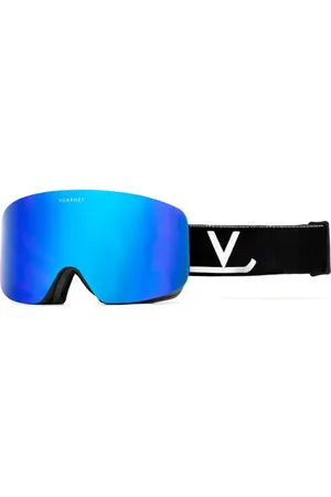 Vuarnet Sport, unisex, Sort, ONE SIZE, Snowboardmaske Mont Blanc Blå Spejlet