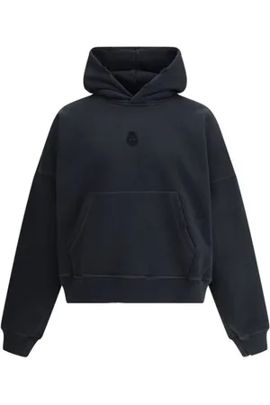 Alexander McQueen Sweathshirts & Hoodies, Herre, Sort, S, Bomuld, Vintage Skull Oversized Hoodie