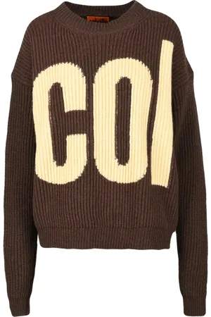 Colville Strik, Dame, Brun, S, Uld, Ren uld sweater