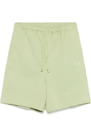 Y-3 Shorts, Herre, Grøn, L, Uld, Stilfulde Shorts til Mænd