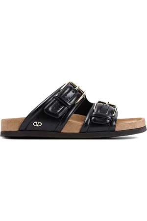 VALENTINO GARAVANI Sko, Dame, Sort, 36 EU, Kryds Stropper Tøfler