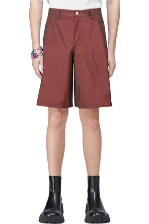 Marc Jacobs Shorts, Herre, Rød, L, Polyester, Tekniske Wide Shorts med Lommer