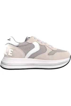Voile blanche Sko, Dame, Flerfarvet, 35 EU, Uld, Grå Sport Sneakers Merry