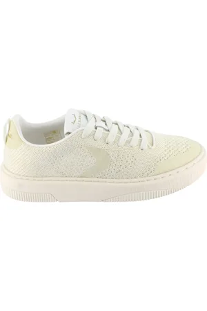 Voile blanche Sko, Dame, Hvid, 37 EU, Uld, Hvide Strik Sneakers til Kvinder