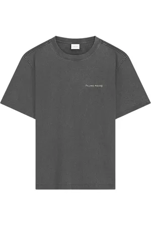 Filling pieces Top, Herre, Sort, M, Bomuld, T-shirt Alfabet Travertin