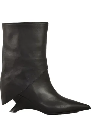 vic matiè Sko, Dame, Sort, 37 EU, Læder, Læder Ankelstøvle 7cm Hæl