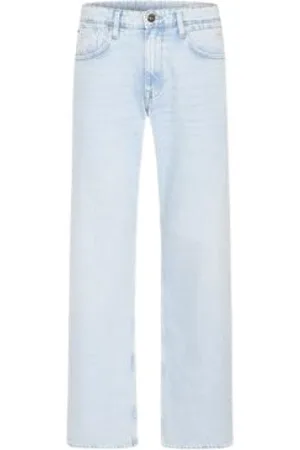 Blend Jeans, Herre, Blå, W34, Wide Leg Jeans Flake Mænd