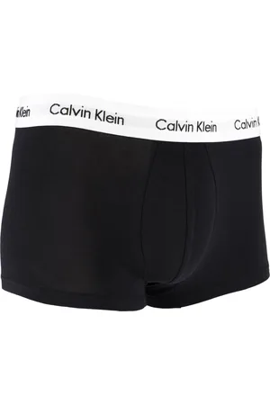 Calvin Klein Undertøj, Herre, Sort, S, Bomuld, Lavt skåret trunks 3-pakke