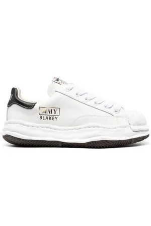 MIHARA YASUHIRO Sko, Herre, Hvid, 41 EU, Læder, Læder lav-top sneakers
