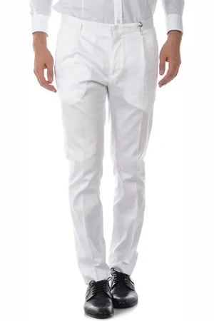 D.A. Daniele Alessandrini Bukser, Herre, Hvid, M, Bomuld, Jeans
