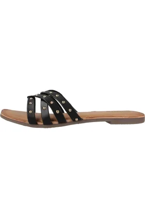 Gioseppo Sko, Dame, Sort, 38 EU, Uld, Hopedale Sandal Sliders