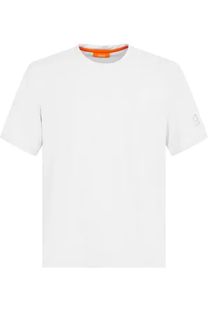 sunseeker Top, Herre, Hvid, XL, Uld, Hvid Crew Neck Logo T-Shirt
