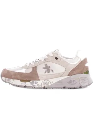 Premiata Sko, Herre, , 41 EU, Læder, Læder Logo Sneakers Gummisål