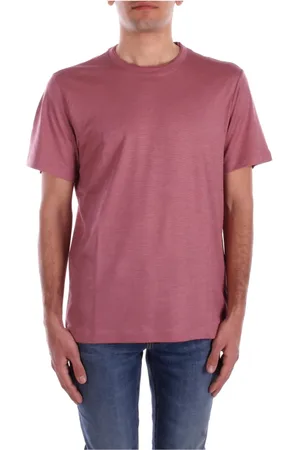 Paul & Shark Top, Herre, Lilla, L, Bomuld, Yachting Logo Front T-shirts og Polos