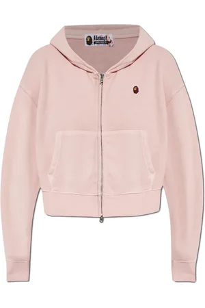 A Bathing Ape Sweathshirts & Hoodies, Dame, Lyserød, S, Bomuld, Hættetrøje