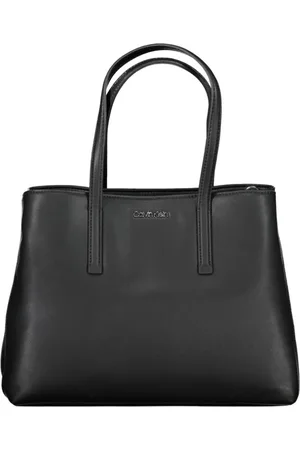 Calvin Klein Taske, Dame, Sort, ONE SIZE, Uld, Sort Dame Håndtaske Moderne Stil