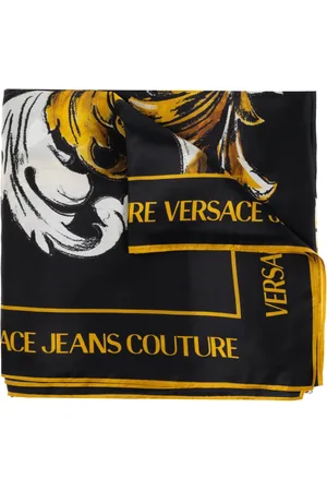 VERSACE Tilbehør, Dame, Sort, ONE SIZE, Uld, Silketørklæde