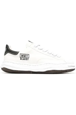 MIHARA YASUHIRO Sko, Herre, Hvid, 41 EU, Lavtop Sneakers i Lærred