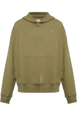 Diesel Sweathshirts & Hoodies, Herre, Grøn, S, Herre hættetrøje