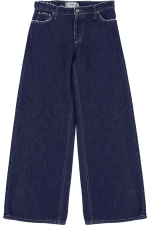 Please Jeans, Dame, Blå, L, Uld, Stilfulde bukser til mænd