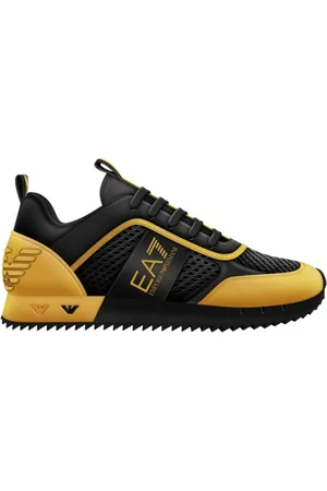 EA7 Sko, Herre, Flerfarvet, 41 1/3 EU, Uld, Sneakers