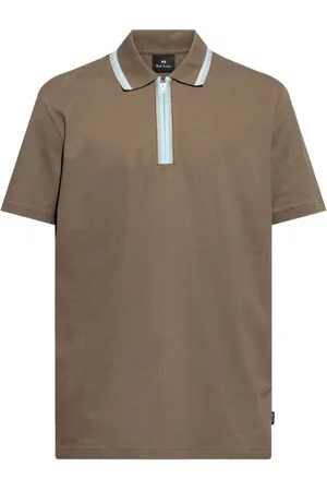 Paul Smith Top, Herre, Grøn, XL, Halv Zip Polo