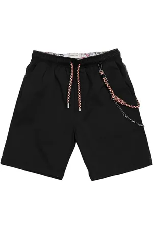 GIANNI LUPO Shorts, Herre, Sort, XL, Bomuld, Afslappet Stretch Chino Shorts med Snøre