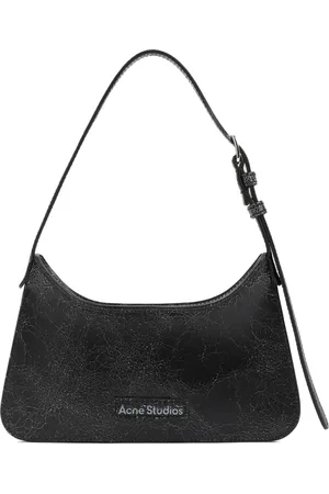 Acne Studios Taske, Dame, Sort, ONE SIZE, Uld, Sort læder skuldertaske