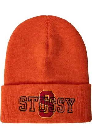 STUSSY Tilbehør, Herre, , ONE SIZE, Uld, Strikket Logo Beanie Hat