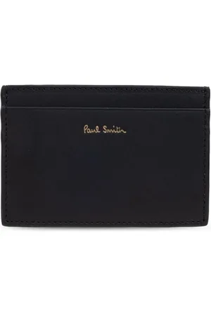 Paul Smith Tilbehør, Herre, Sort, ONE SIZE, Læder, Klassisk Læderpung med Kortholder