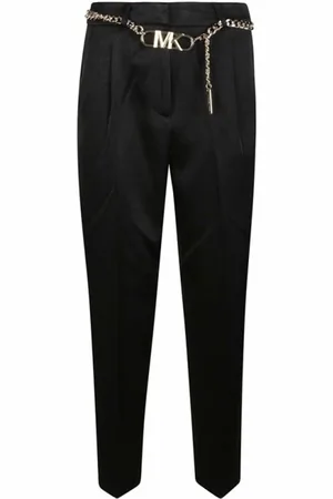 Michael Kors Bukser, Dame, Sort, S, Polyester, Sorte Bukser Aw23