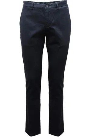 Etro Bukser, Herre, Blå, S, Slim Fit Bukser Made in Italy