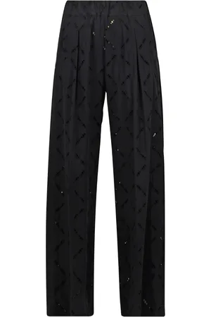 SEMICOUTURE Bukser, Dame, Sort, XS, Bomuld, Blonde Lige Benbukser