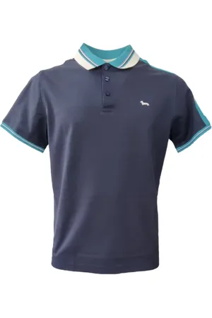 HARMONT&BLAINE Top, Herre, Blå, S, Bomuld, Knitwear
