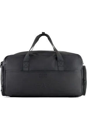Emporio Armani Taske, Herre, Sort, ONE SIZE, Uld, Sort Gymnastikpose med Skorum