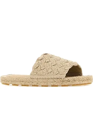 Bottega Veneta Sko, Dame, , 37 EU, Raffia Espadrille Slipper Sko