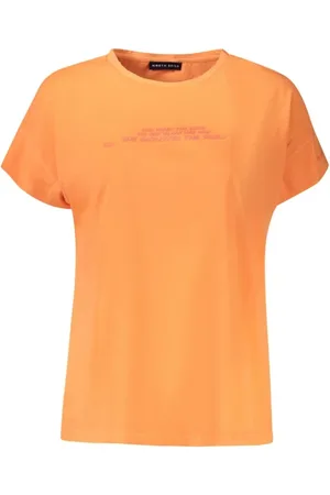 North Sails Top, Dame, Gul, XL, Uld, Orange Præget Logo T-shirt