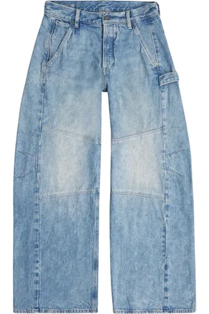 G-Star Jeans, Dame, Blå, W29, Læder, Løs Extreme Tømrer Jeans