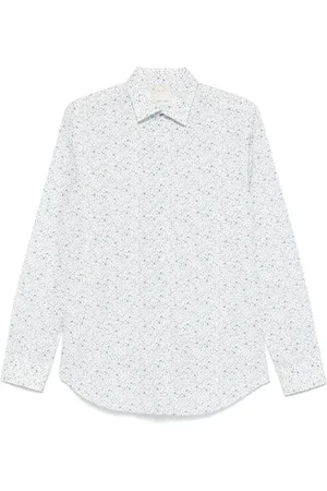 Paul Smith Skjorte, Herre, Flerfarvet, 3XL, Bomuld, Blå Skræddersyet Bomuldsskjorte