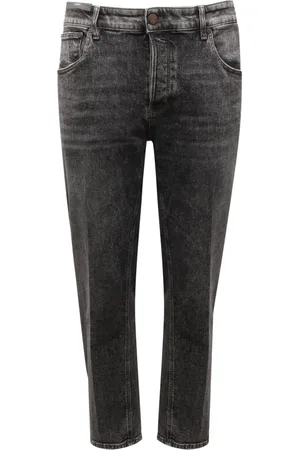 PT01 Jeans, Herre, Sort, W35, Bomuld, Denim Bukser Torino Model Bomuld Elastan