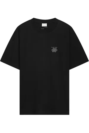 Filling pieces Top, Herre, Sort, M, Bomuld, T-shirt Broderet Knude