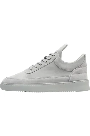 Filling pieces Sko, Herre, Grå, 43 EU, Læder, Lav Top Ruskind