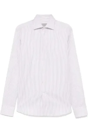 CANALI Skjorte, Herre, Lyserød, 2XL, Rød Mursten Button-Up Skjorte